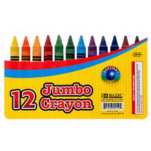 Bazic Jumbo Crayons 12s