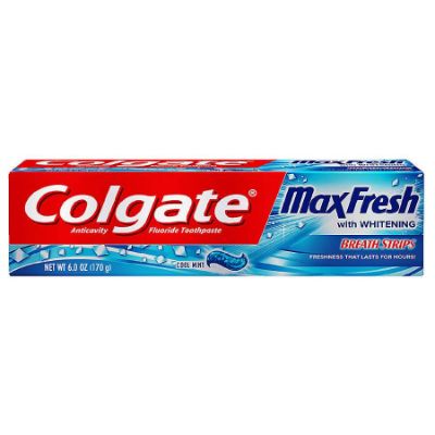 colgate Maxfresh with whitening  strips
