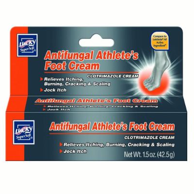 Lucky Antifungal Athelete's  Foot Cream 1.5oz