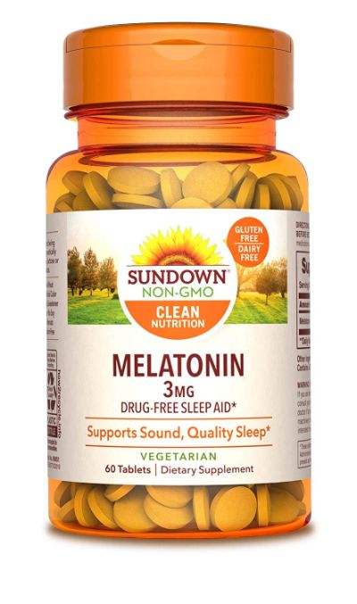 Sundown Melatonin 3mg tablets
