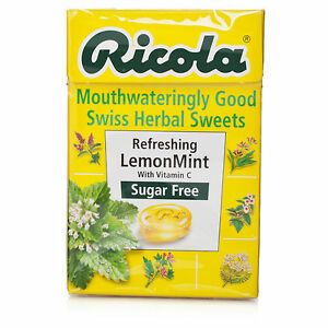 Ricola Lemon Mint swiss sweets