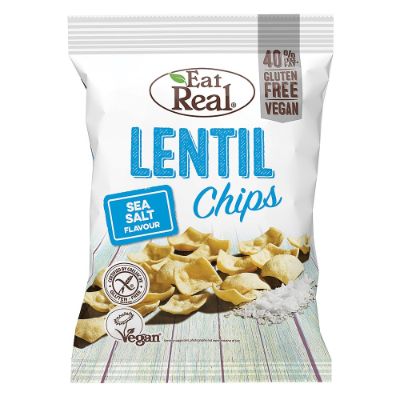 Eat Real Lentil  Sea Salt Chips 