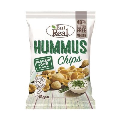 Eat Real Hummus  Sour Cream And Chives  chips