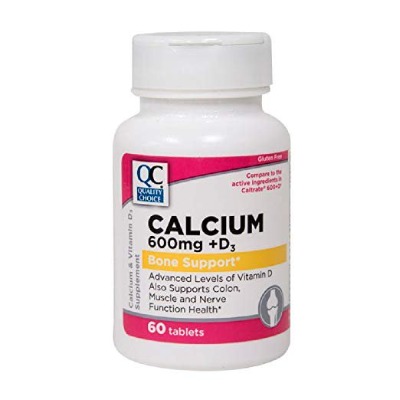 Qc Calcium 600mg + D 60s