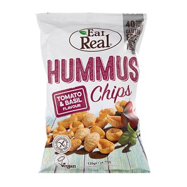 Humus Chips Tamato Basil 