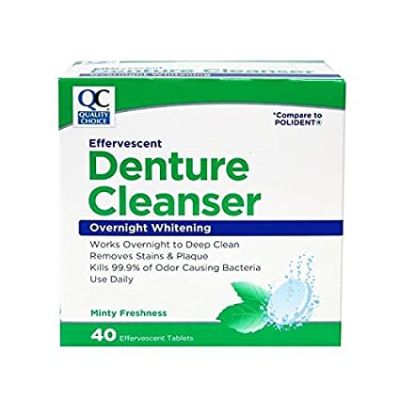Qc Denture Cleanser tablets