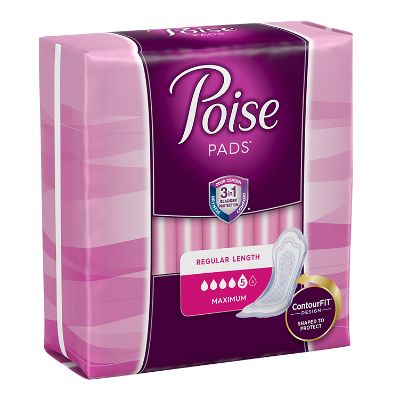 poise Pads 12 hr protection Long Length