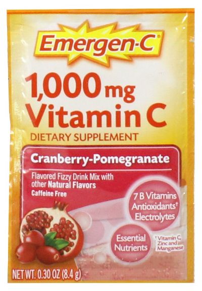 Emergen-C 1000mg Cranberry-pomegranate