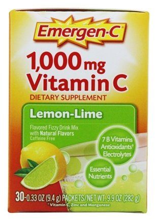Emergen-c 1000mg  Lemon Lime 