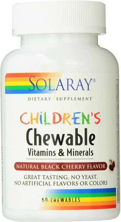 Solaray children's Vitamins & minerals chewable 60s