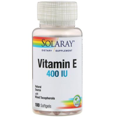 Solaray vitamin E 400IU 50s