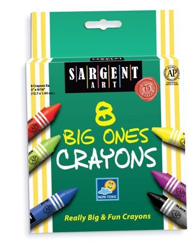 Sargent Art Big ones Crayons 8s