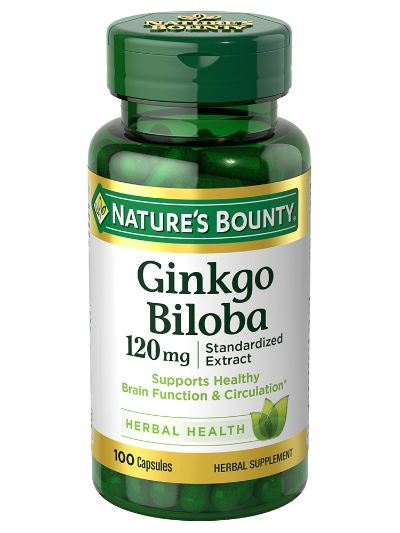 Nature's Bounty Ginkgo Biloba 120mg  100s