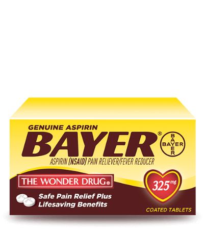 Bayer coated Asprin 325mg  24s