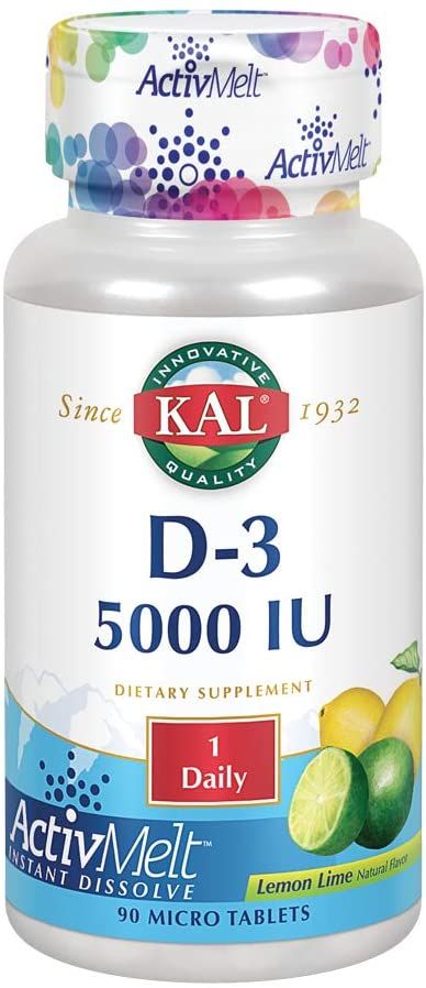 Kal D-3 5000IU 90s active melt