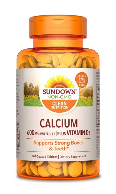 Sundown Calcium 600mg plus D3 120s