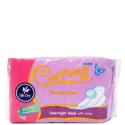 Curves Overnight Maxi WIth Wings 10s