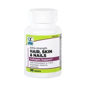 QC HAIR SKIN & NAILS extra strength 90s