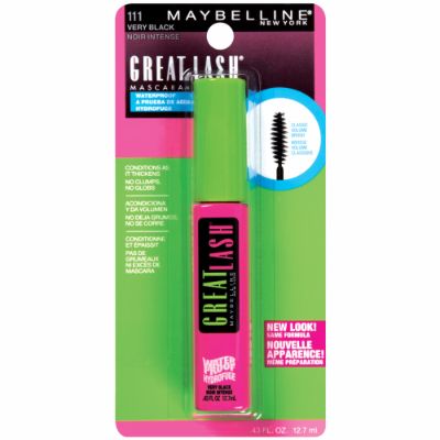 Maybelline Great Lash waterproof Mascara Very Black