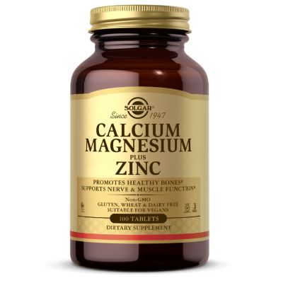Solgar Calcium Magnesium Plus Zinc 100s