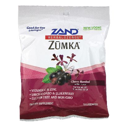 Zand Zumka cherry menthol lozenge