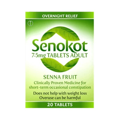 Senokot 7.5mg Tablets Adult 20's