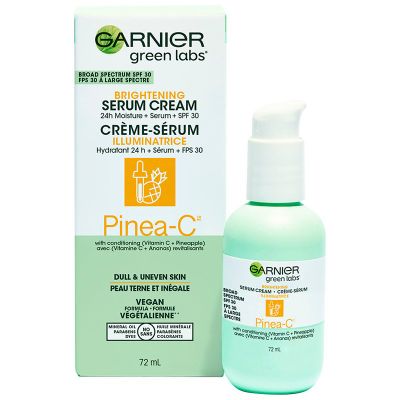 Garnier Brightening Serum cream Spf 30 sunscreen
