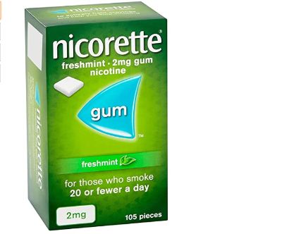 Nicorette Gum 2mg Freshmint 105 pieces
