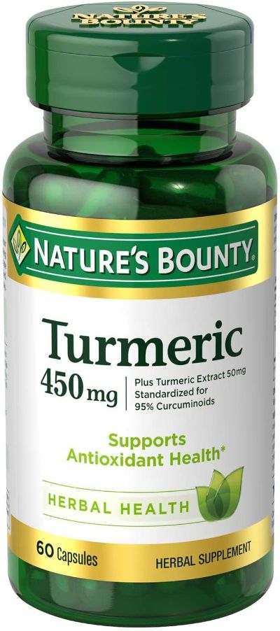 Nature's Bounty  Turmeric 450mg Caps 60s