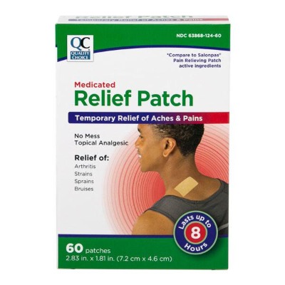 Qc Medicated Relief Patches  60s