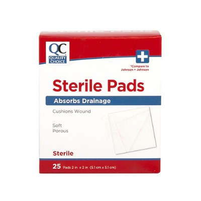 Qc Sterile Pads 25s 2inx2in