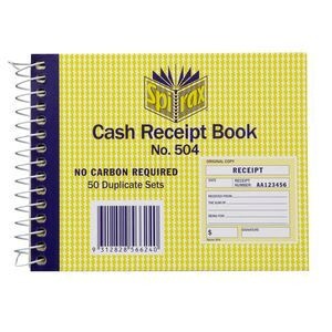 Superior Receipt book 100pages