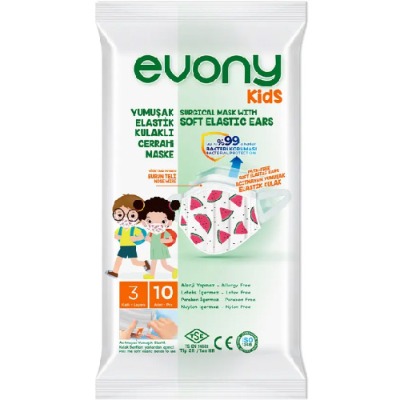 Evony Soft Ears  Kids Surg. Masks