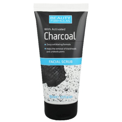 Beauty Formulas Charcoal Facial Scrub