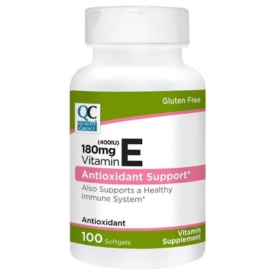 QC vitamin E 400iu 100s