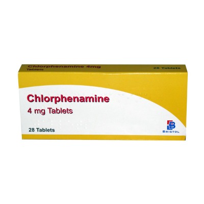 Chlorpheniramine 4mg Tablets 28s