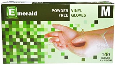 Emerald powder Free Vinyl gloves 100s