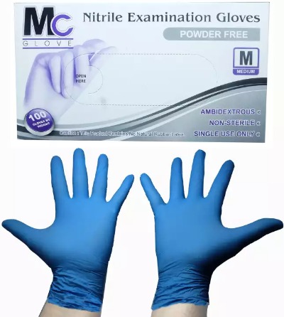 Nitrile Examination Gloves MED 100S