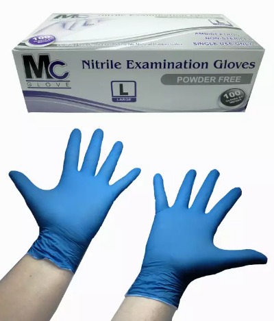 Nitrile examination Gloves 100s