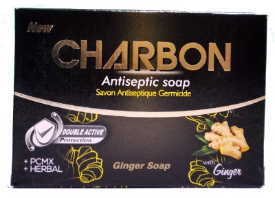 Charbon Anti-septic Black soap withGinger