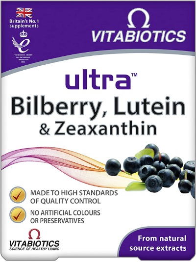 Vitabiotics Ultra Bilberry Lutein & Zeaxanthin