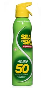 Sea & Ski Dri-Mist Sunscreen Spf 50