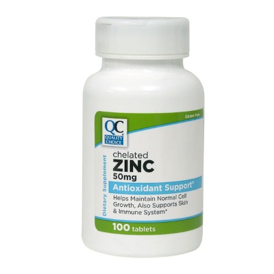 Qc Chelated  Zinc 50mg tablets 100s