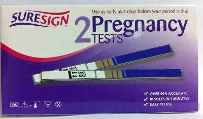 Sure Sign Twin pack pregnancy test