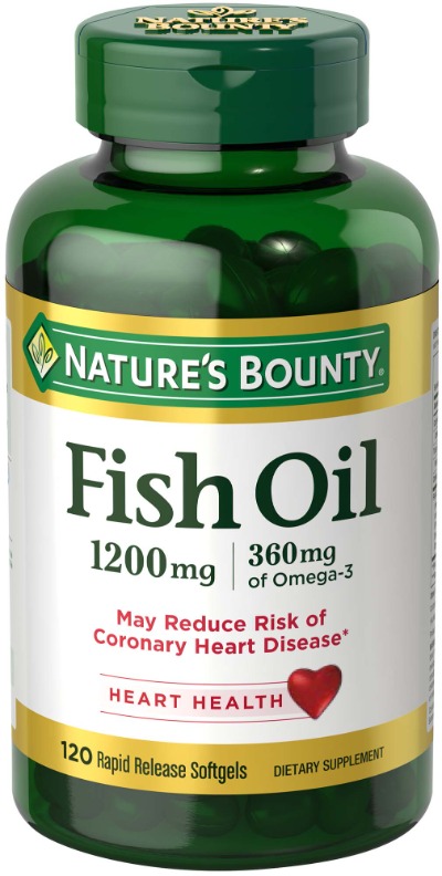 Nature's Bounty Fish Oil 1200mg Soft Gels 120's