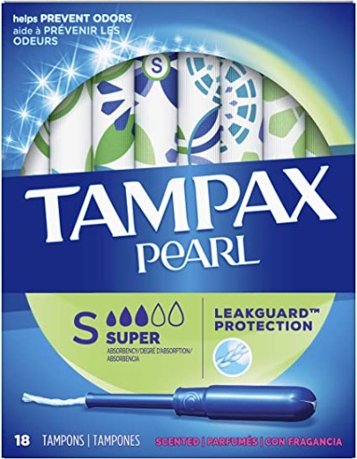 Tampax Pearl Supper 18s