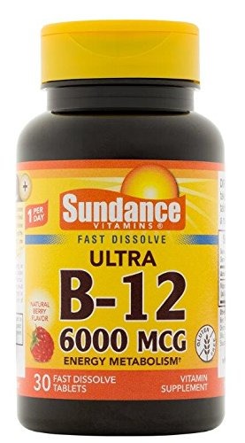 Sundance Fast Dissolve B-12 6000mcg 30s