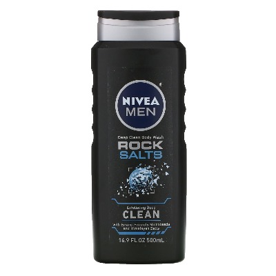 Nivea Men Deep clean Body wash Rock Salts