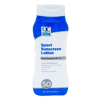 Qc Sport Sunscreen Lotion Spf50  8oz