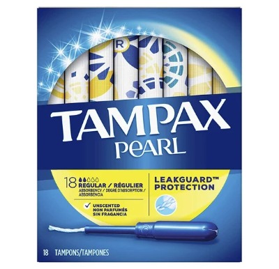 Tampax Pearl Reg Unscented